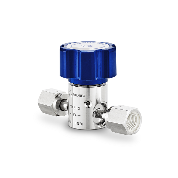 Diaphragm high and low pressure line valve for HP & UHP gases - M4SI